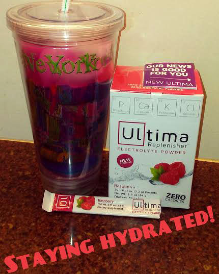Stay hydrated with Ultima