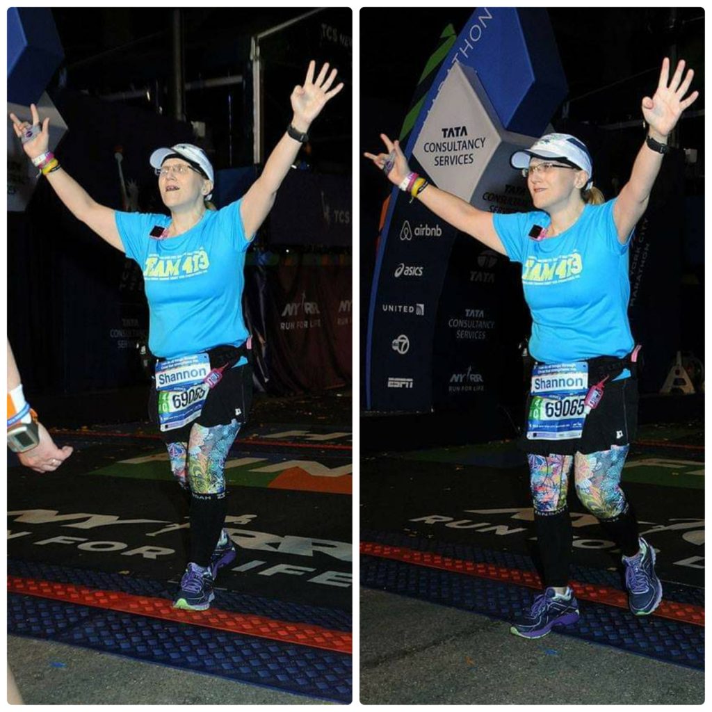 The Girl's Got Sole - 2015 NYC Marathon finish